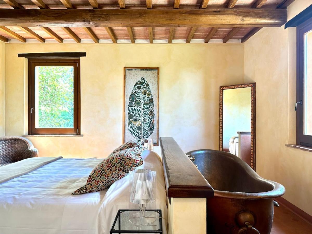 Tartagli Luxury Villa With Pool - A Fontanaro Property Paciano Buitenkant foto